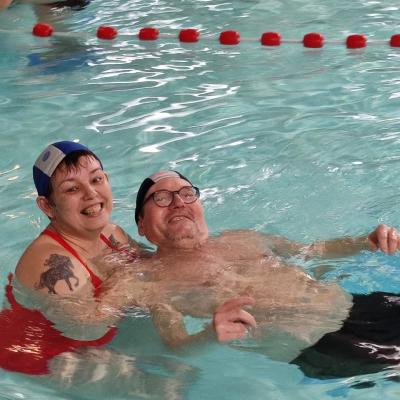 Anne en mode maître nageur